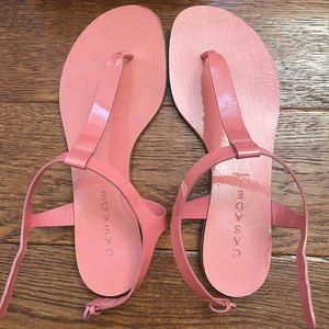 Casadei Pink flat sandals